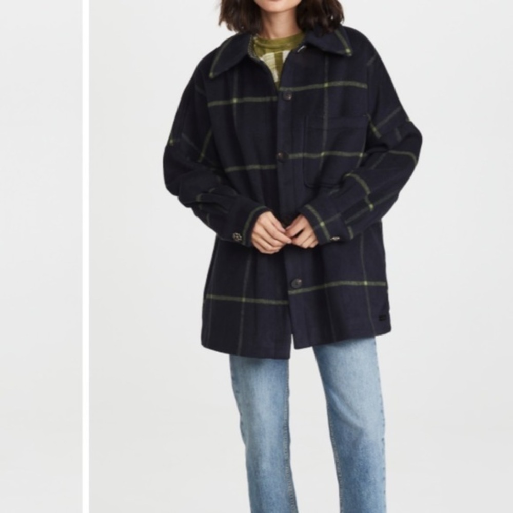 Scotch and soda padded wool blend shirt jacket L